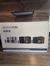 Sanyun SW206 80W Active Dual-Mode Bookshelf Speakers 4inch Studio Monitor