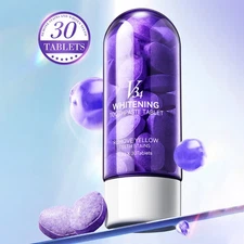 A Bottle Fresh Breath Oral Care 30 Tablets Toothpaste Cleaning Tooth Stains