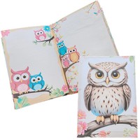 Notizbuch A5 Hardcover 160 Seiten | Bullet Journal Tagebuch | Crazy Owls