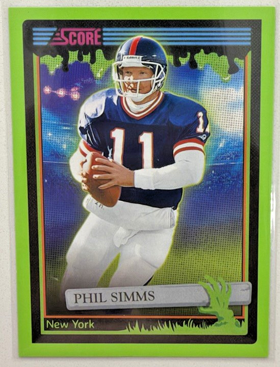 2026 Panini Score-A-Treat Slime Phil Simms #105 New York Giants