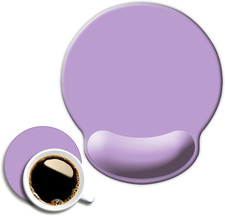 Ergonomic Mouse Pad with Wrist Support, Cute Wrist Pad with Non-Slip Rubber Base