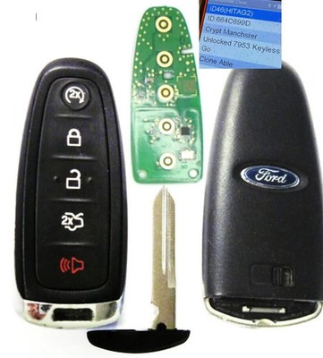 keyless remote control key fob Ford Explorer 2011-2015 proximity PEPS car start