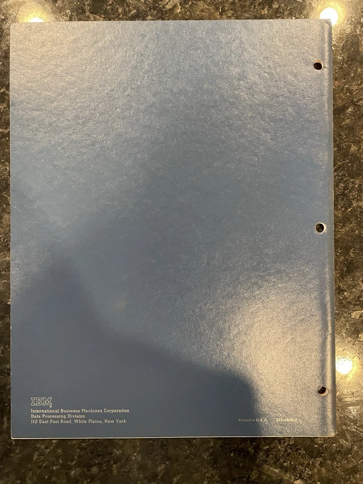 IBM 729 II III IV Magnetic Tape Units Engineering Manual 1961 - Image 2 of 4