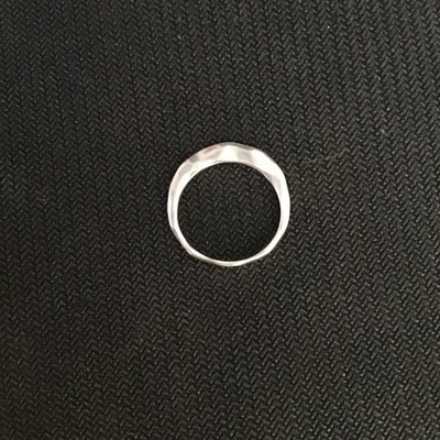 RLM Studio Hammered stackable ring size 7