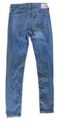 Levi's * Dami Curve * Damen W25 L32 * Low Rise, Skinny * Hellblau