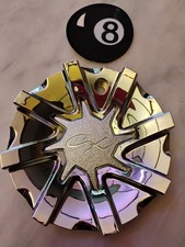 X1 New Cx Custom Chrome Wheel Center Cap Part 585l154-2 And Cap-815-2 X1 New Cx Custom Chrome Wheel Center Cap Part 585l154-2 And Cap-815-2