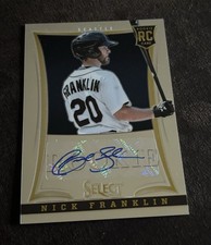 ⚾️ Nick Franklin RC Auto #38/750 Seattle Mariners Rookie Autograph