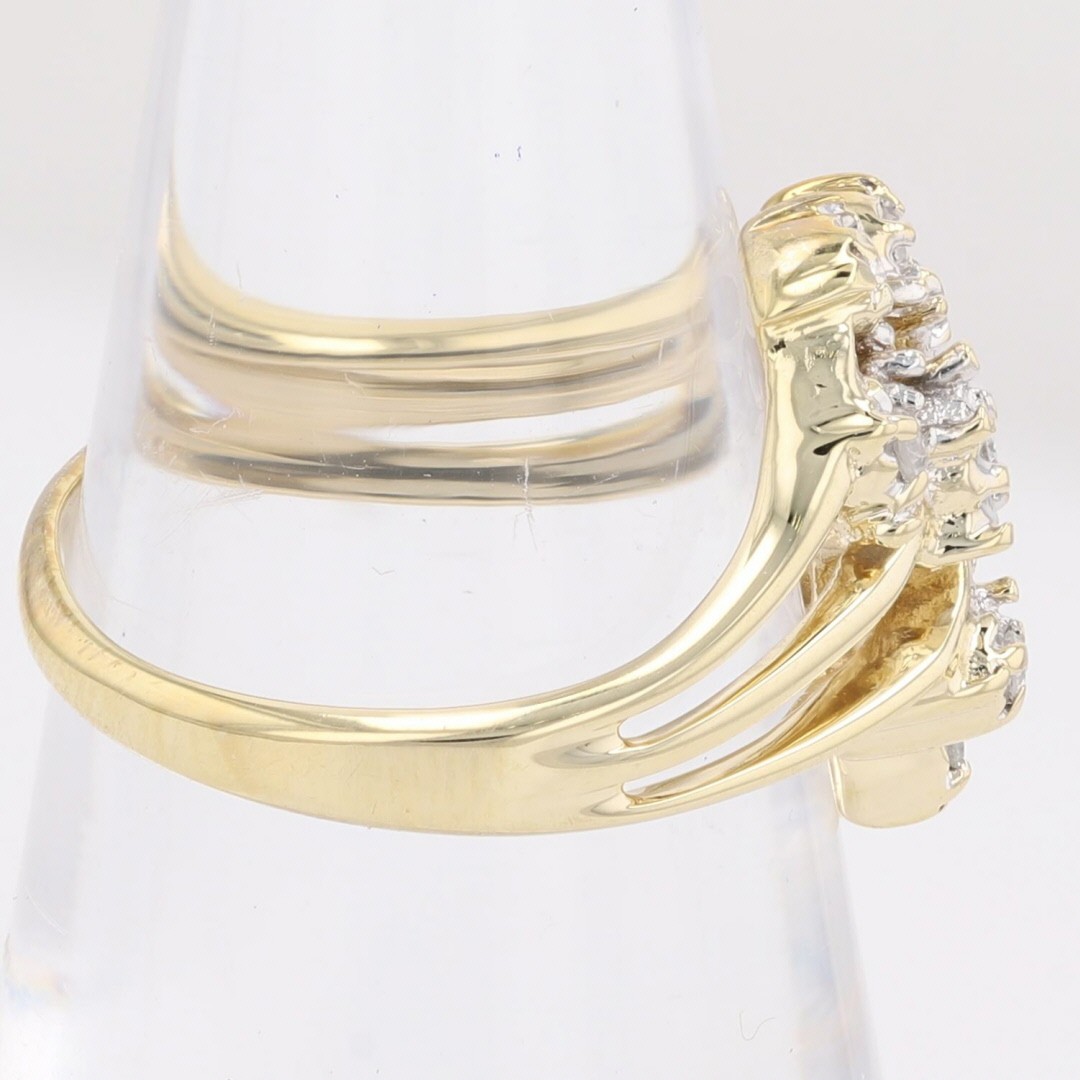 .24ctw Diamond Cluster Split Shank Statement Ring… - image 4