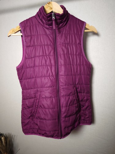 Steppweste Damen 1982 Gr. XS 💜 Beere Übergangszeit Daunen-Optik G4 🧥 Leicht &