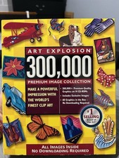 Art Explosion 300,000 Premium Image Collection CD-ROM PC
