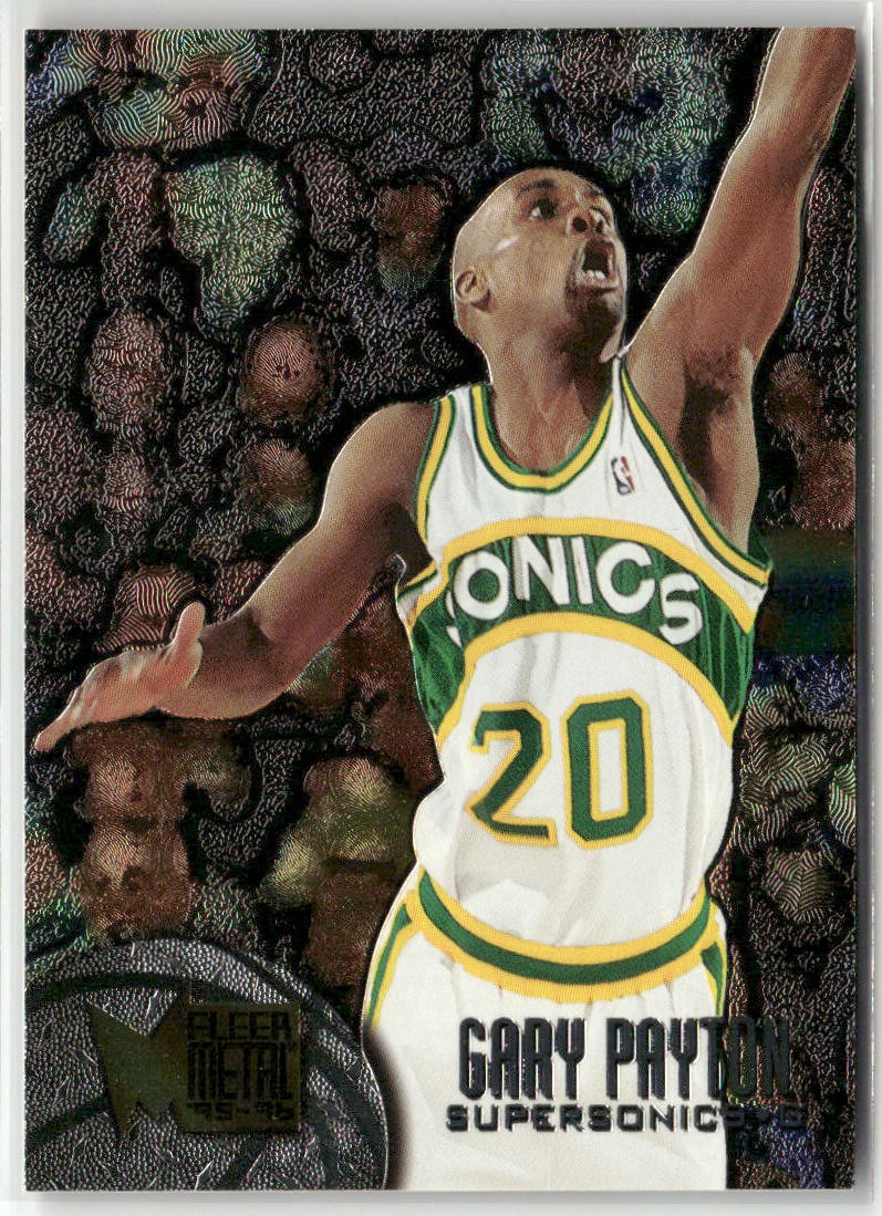 1995-96 METAL #103 GARY PAYTON SEATTLE SUPERSONICS