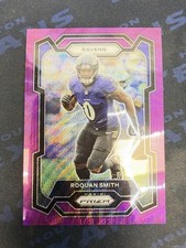 2023 Prizm Roquan Smith Purple Wave /99 #21 Ravens