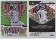2021 Panini Prizm Fearless Lime Green Prizm /125 Jose Altuve #FR-9