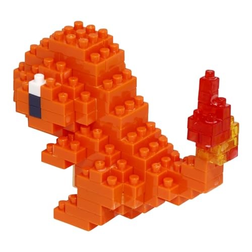 Pokemon Nanoblock Charmander 120 pcs Anime Figure No.0004 - Picture 3 of 4