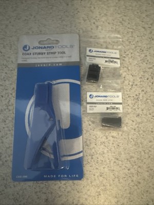 Jonard Tools CSS-596 Coax Cable Stubby End Strip Tool for RG59 & RG6 Cables