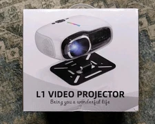Google TV Licensed&Voice Control Projector,Outdoor Smart 1080P Projector Bundle