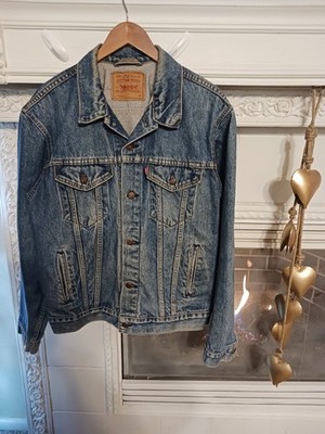 Vintage Levi's 71506-0216 Denim Trucker Jacket - Size 44L, Made in USA,...