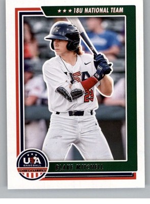 Blake Mitchell RC 2022 Panini Stars-Stripes USA Baseball Rookie #68