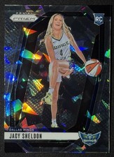 2024 Prizm WNBA Jacy Sheldon Cracked Ice Prizm Rookie RC Variation #141 Wings