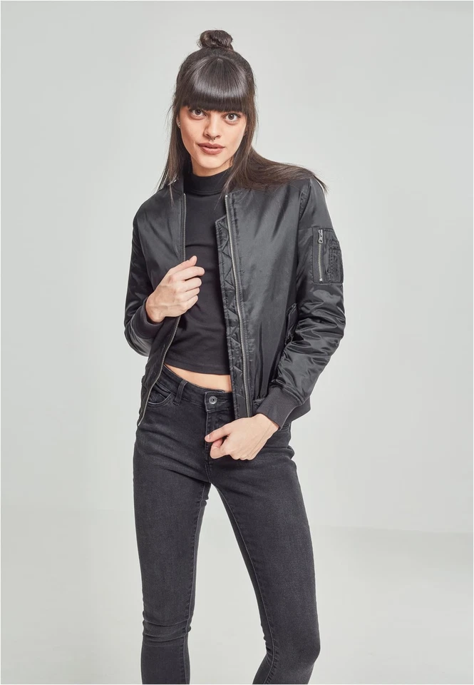 Ladies Basic Bomber Jacket Damen Bomber Jacke | Urban Classics | TB807 - Bild 1 von 1