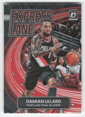 2022-23 Donruss Optic #12 Damian Lillard Express Lane