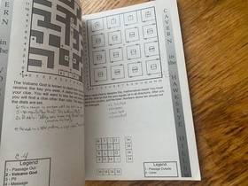 Might & Magic CLUE BOOK strategy guide hint maps charts nintendo nes handbook