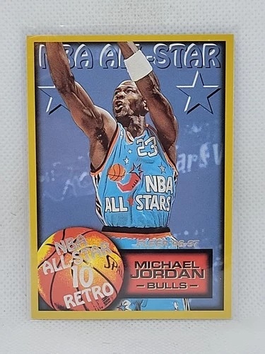 Michael Jordan 1996/97 Fleer Basketball NBA All Star 10 Retro #282 NrMt
