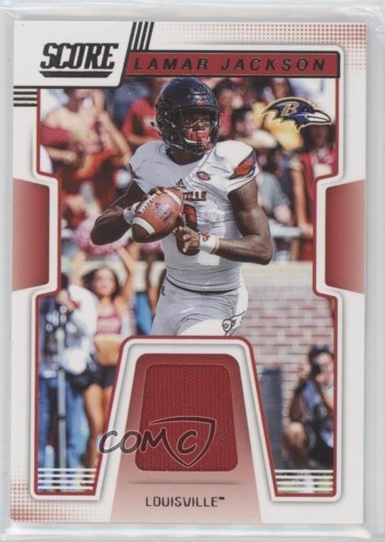 2019 Score Collegiate Jerseys Lamar Jackson #CJ-16 08bc