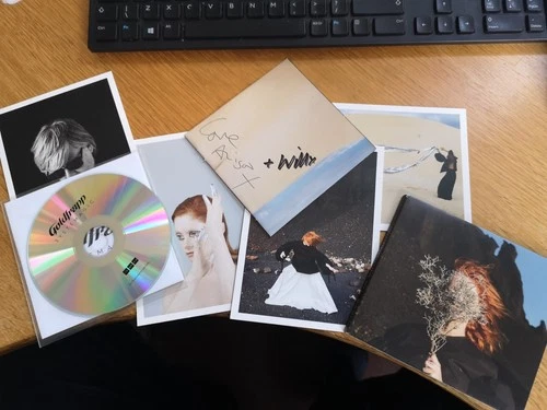 Goldfrapp Website Special Signed Silver Eye & Art Cards & Promo