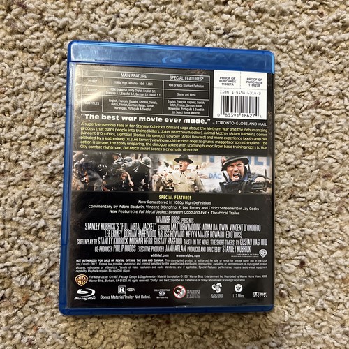 Full Metal Jacket (Blu-ray, 2007) - Picture 4 of 4