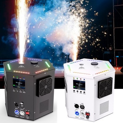 Black/White 1200W LED Cold Spark Machine Stage Effect Firework Machine Wedding