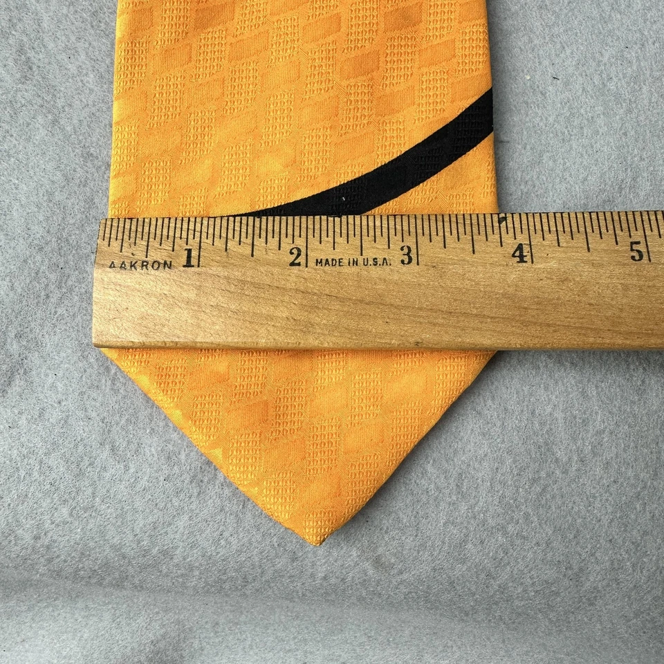 Corbata Addiction Para Hombre Talla Única Naranja Novedad Cara Smiley Corbata Gráfico Emoji Foto 3 de 4