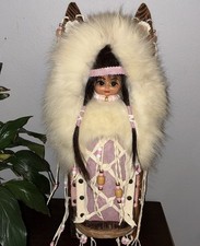 The Plains Indian Cradleboard Puppe, Lost Cheyenne Tribes, Buffalo Hunters 22 Zoll 