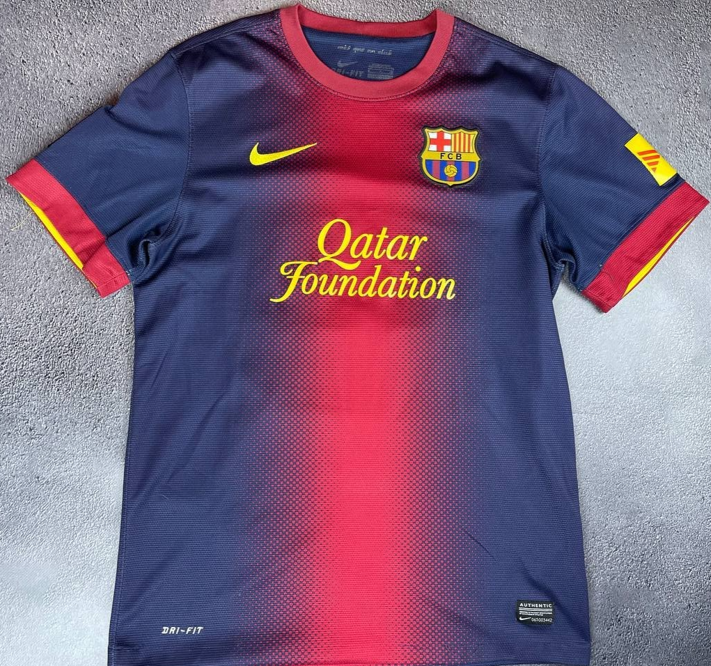 Barcelona 2012/2013 Nike Home Soccer Shirt Jersey #10 Messi size S