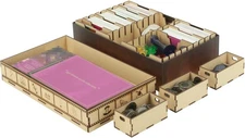 The Broken Token Game Organizer Compatible with Villainous Expansions - Woode...