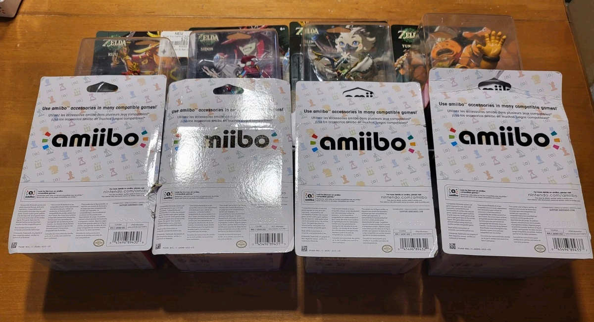 Yunobo Sidon Riju Tulin Amiibo Legend Zelda Tears of the Kingdom