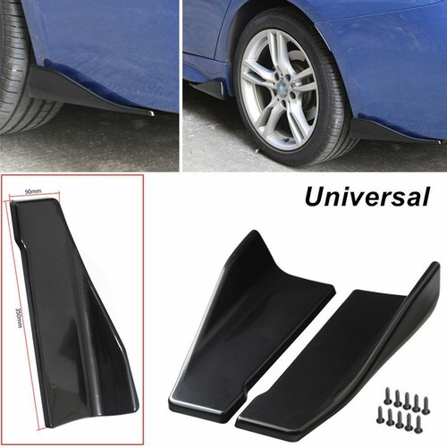 2x Spoiler Universel Coin Fender - Style Carbone - Pour Pare-chocs Avant/arrière