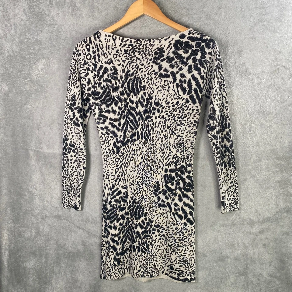 Mini Vestido Vintage Y2k Fredericks of Hollywood Estampado Leopardo Mujer Mediano Fiesta Foto 3 de 4