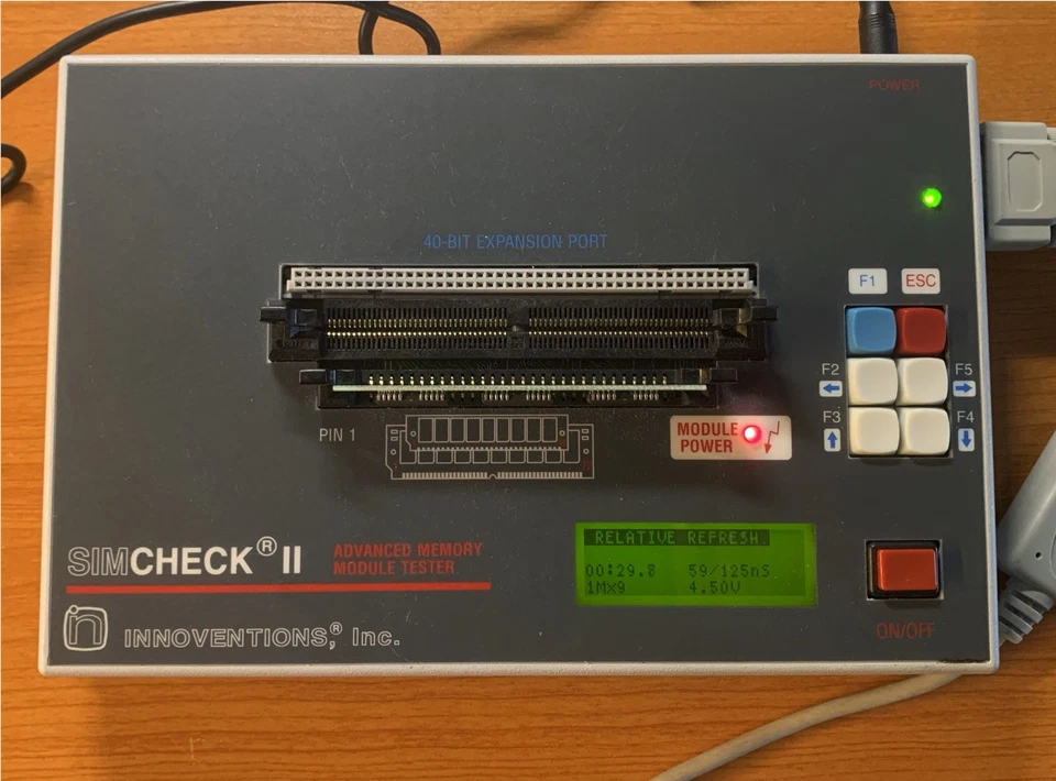 30 Pin 4MB RAM (4x 1MB Modules) Parity 5V 80ns Hitachi Memory TESTED w/ REPORT - Image 4 of 4