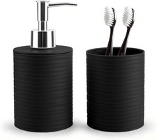 2 Piece Bathroom Accessory Set Bathroom Accessories Set Include Soap Dispenser