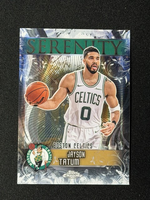 Jayson Tatum 2025-26 Topps Chrome Serenity Base #SY-7 Boston Celtics