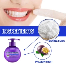 1PCS Pump Toothpaste Neutralize Oral Odor Baking Soda Toothpaste 220g Oral Care