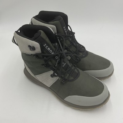 ZeroXposur Men's Alaska WP Boot Lace-Up Hiking Boots Size 9M Green XF803109 NWOB