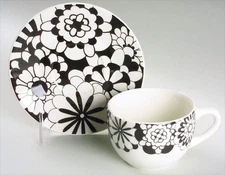 Missoni Home Bianco Nero Cup & Saucer 6558782
