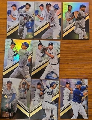 2019 Topps Gold Label Los Angeles Dodgers 9 Card Lot Sany Koufax