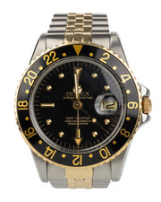 Rolex GMT-Master 1675/3 Nipple Dial Steel & Gold Jubilee Box & Some Papers