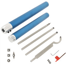 Herramienta de torneado de madera de carburo hueco LABLT Detailer para torno acabado más áspero