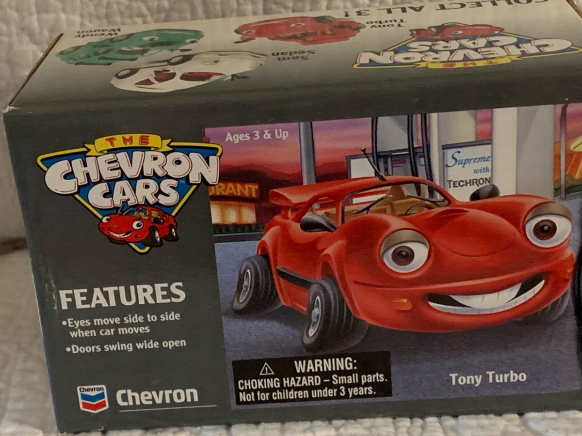 THE CHEVRON CARS TONY TURBO EYES MOVE SISE TO SIDE DOORS OPEN NEW