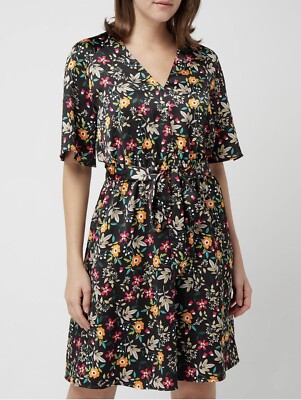 Hugo Boss 'Kobela-1' Floral Print Fit & Flare Dress Size 2 ( Xs/s) | eBay