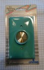 VTG Leviton Turquoise Dimmer Spinner Knob & Plate New Old Stock UL 87701 in PKG